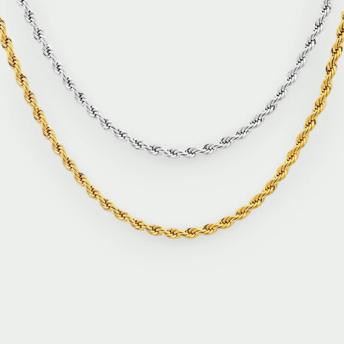 rope ketting Zilver & Goud - AFZstore